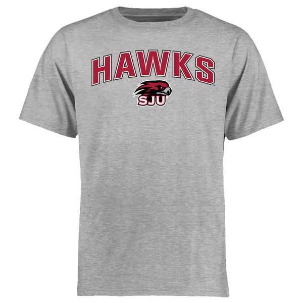 Saint Joseph's Hawks Proud Mascot WEM T-Shirt Ash,We sell and wholesale Saint Joseph's Hawks Proud Mascot WEM T-Shirt Ash on line form chian!